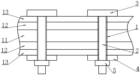 High-performance ptfe-coated needle-punched felt and preparation method thereof