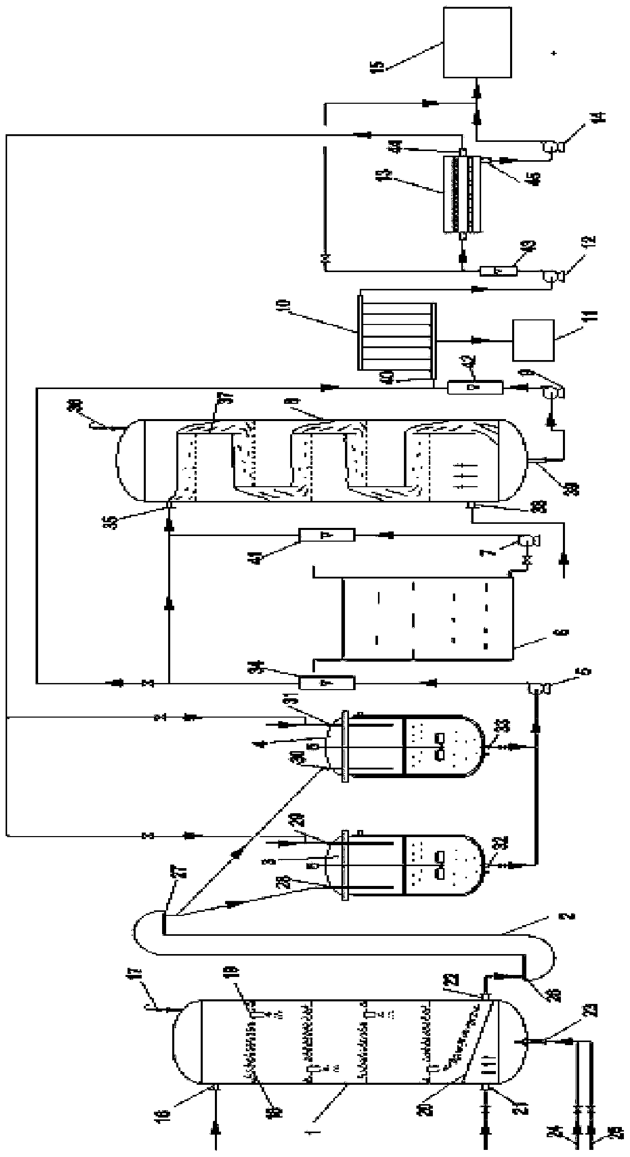 Device used for removing organic impurities in by-product sodium chloride in chlorine chemical process