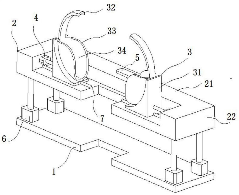 An aircraft tire clamping and lifting device and its control system