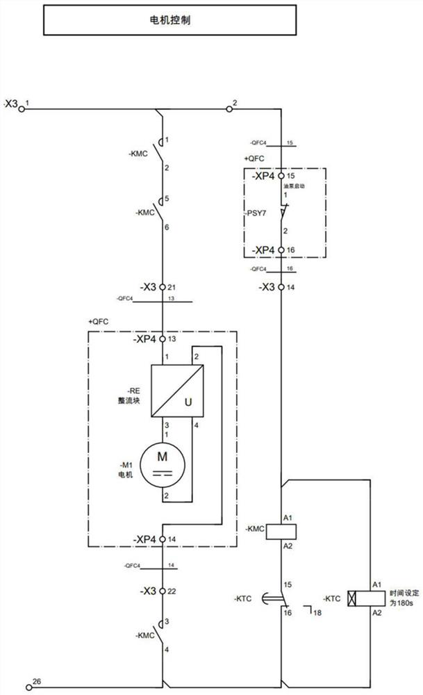 GIS circuit breaker disc spring hydraulic mechanism energy storage pressure control device and circuit breaker