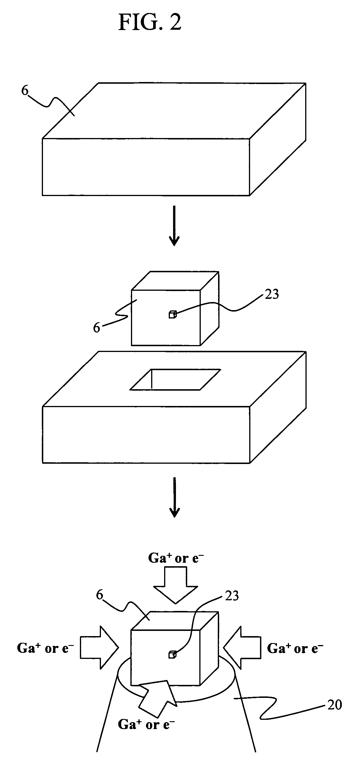 Focused ion beam system and a method of sample preparation and observation