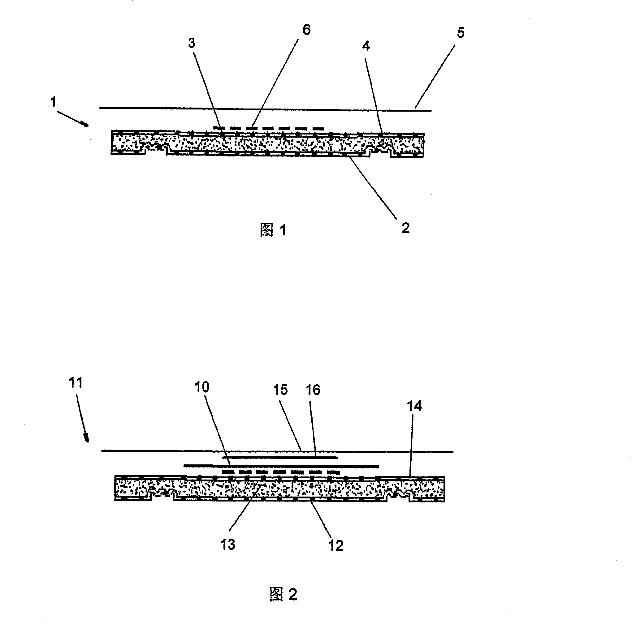 Component for packaging roll-shaped sanitary nursing article and method for producing the same