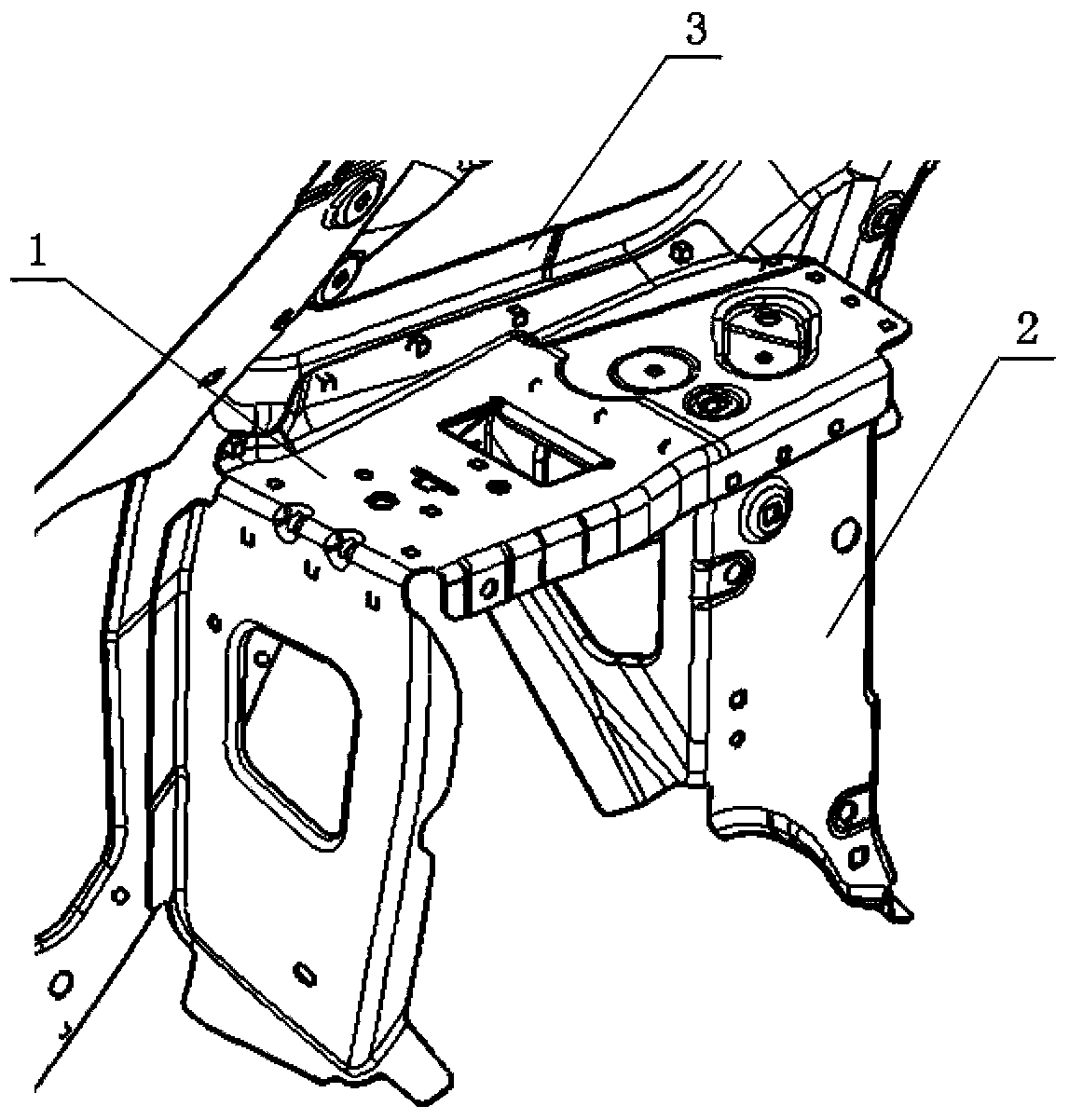 Retraction device for automobile rear seat safety belt