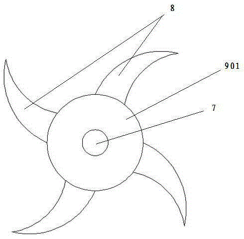 Aerial wind power generation device