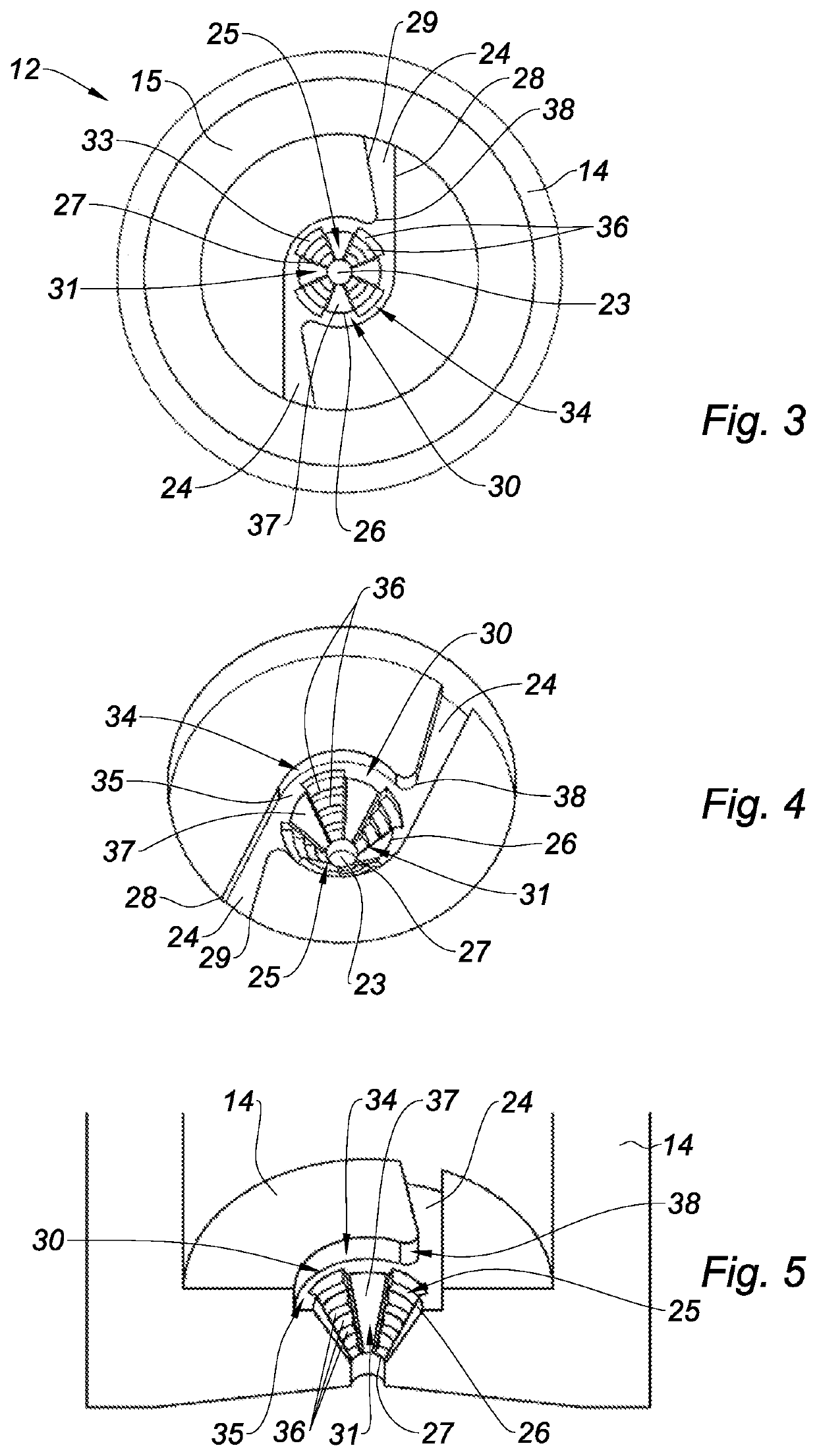 Spray nozzle, in particular for a system for dispensing a pressurized fluid provided with a pushbutton, and dispensing system comprising such a nozzle