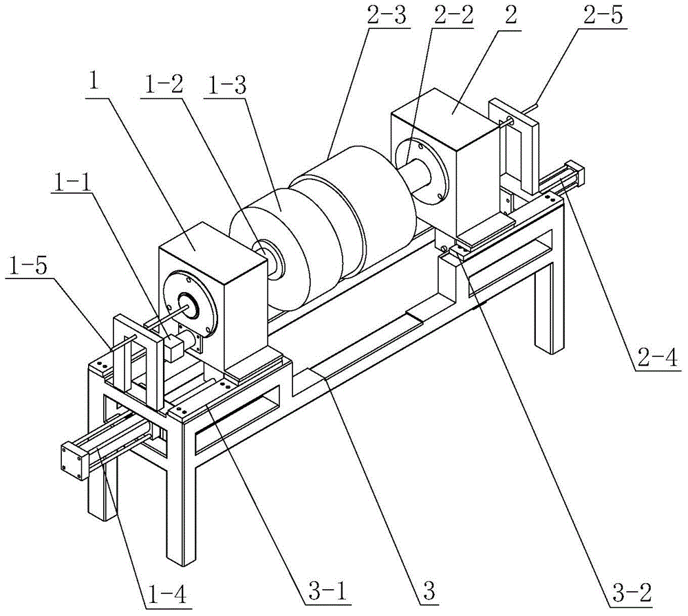 Gas filling bottle welding rotating device and working method thereof