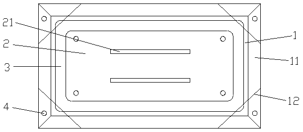 Shielding tool used during spraying glue on automobile blind window welding spot and glue spraying method thereof