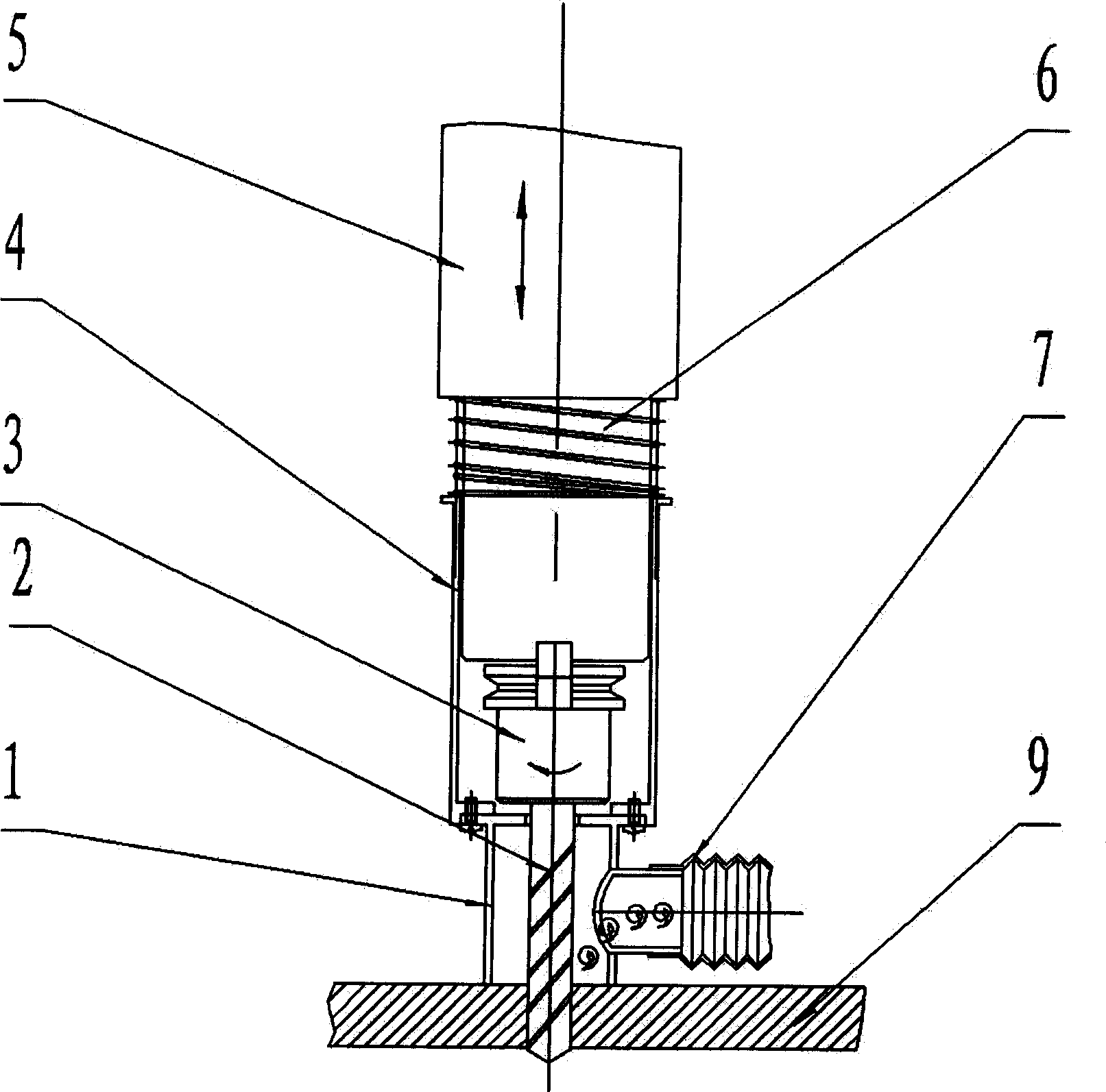 Negative pressure sucking method for recovering waste gas and swarf for high speed drilling
