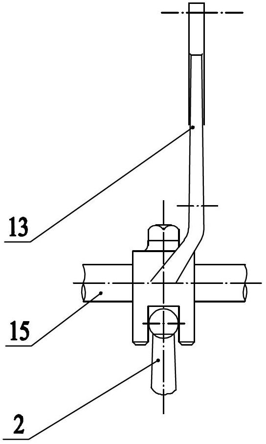 Interlocking type gear shifting mechanism applied to gear box