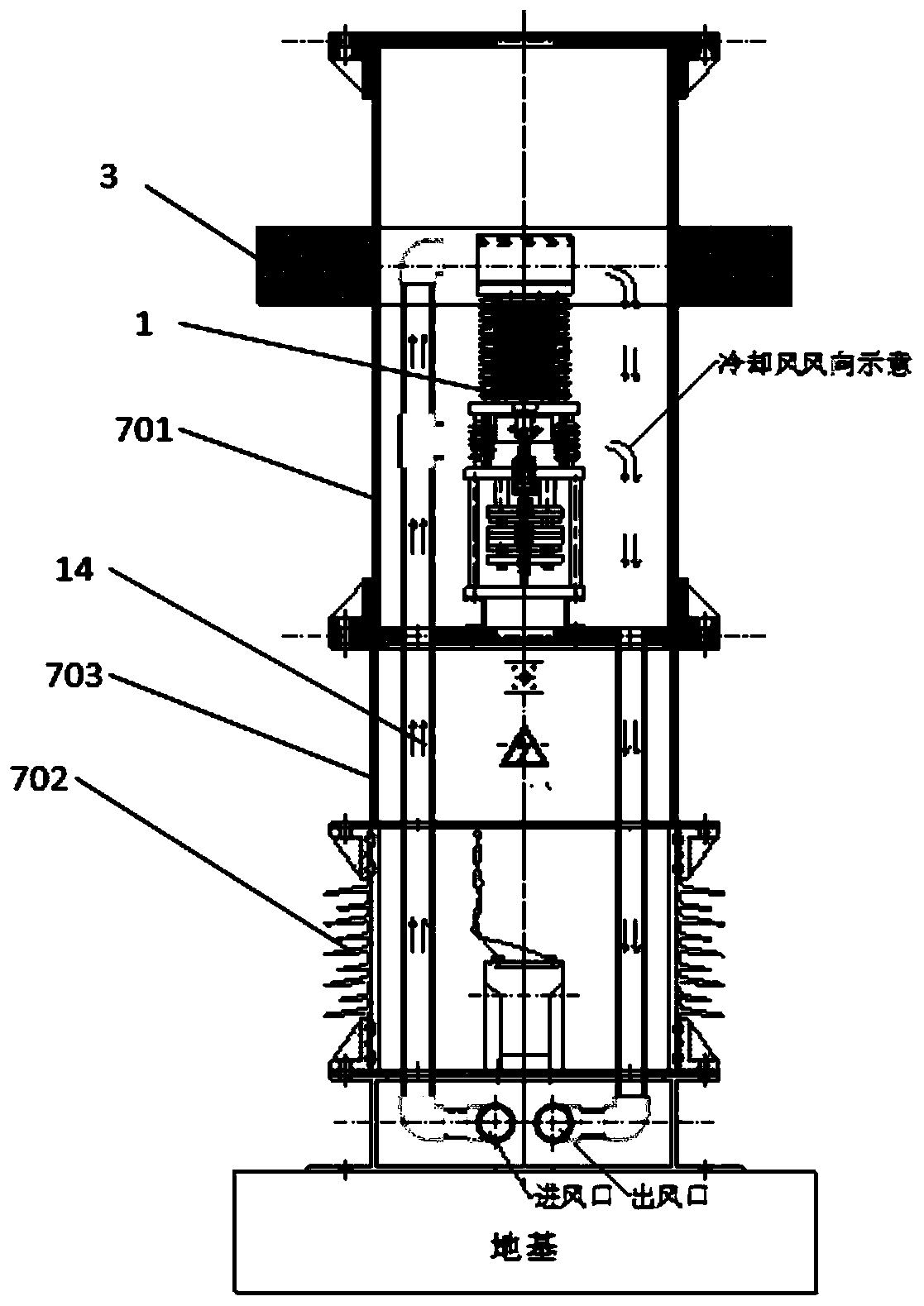 Current-limiting switch device, system and application