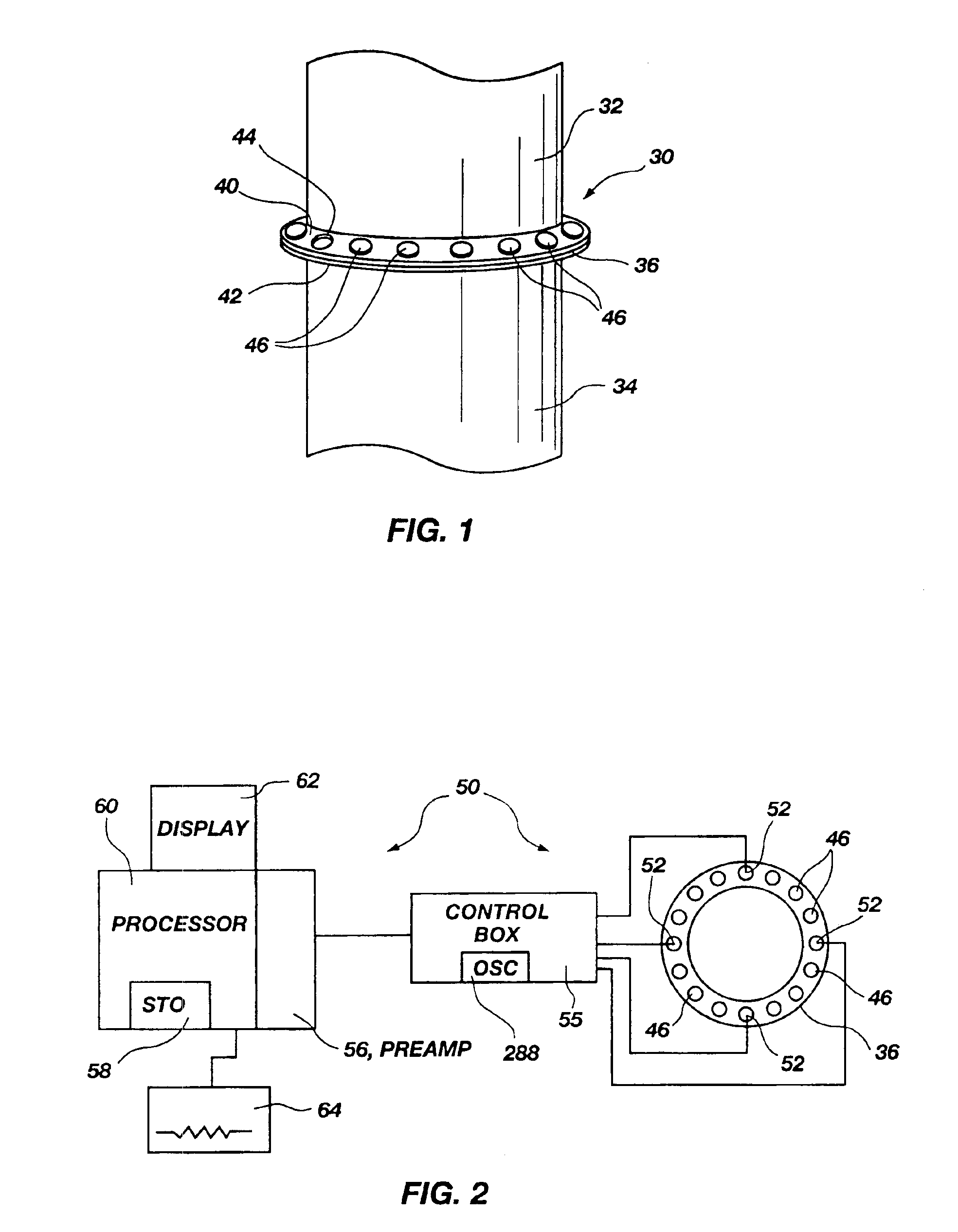 Method and apparatus for measuring bending in a pin member