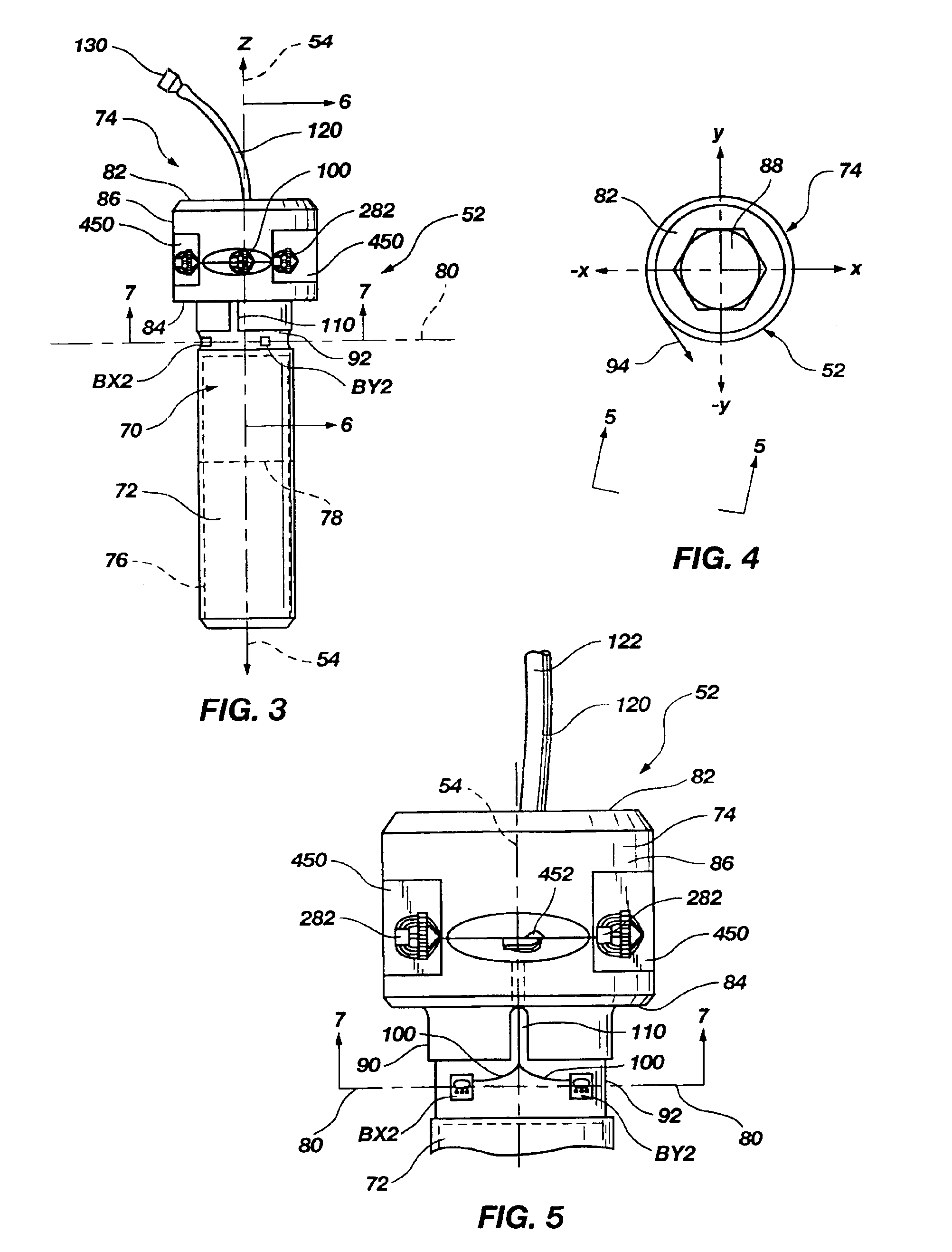 Method and apparatus for measuring bending in a pin member