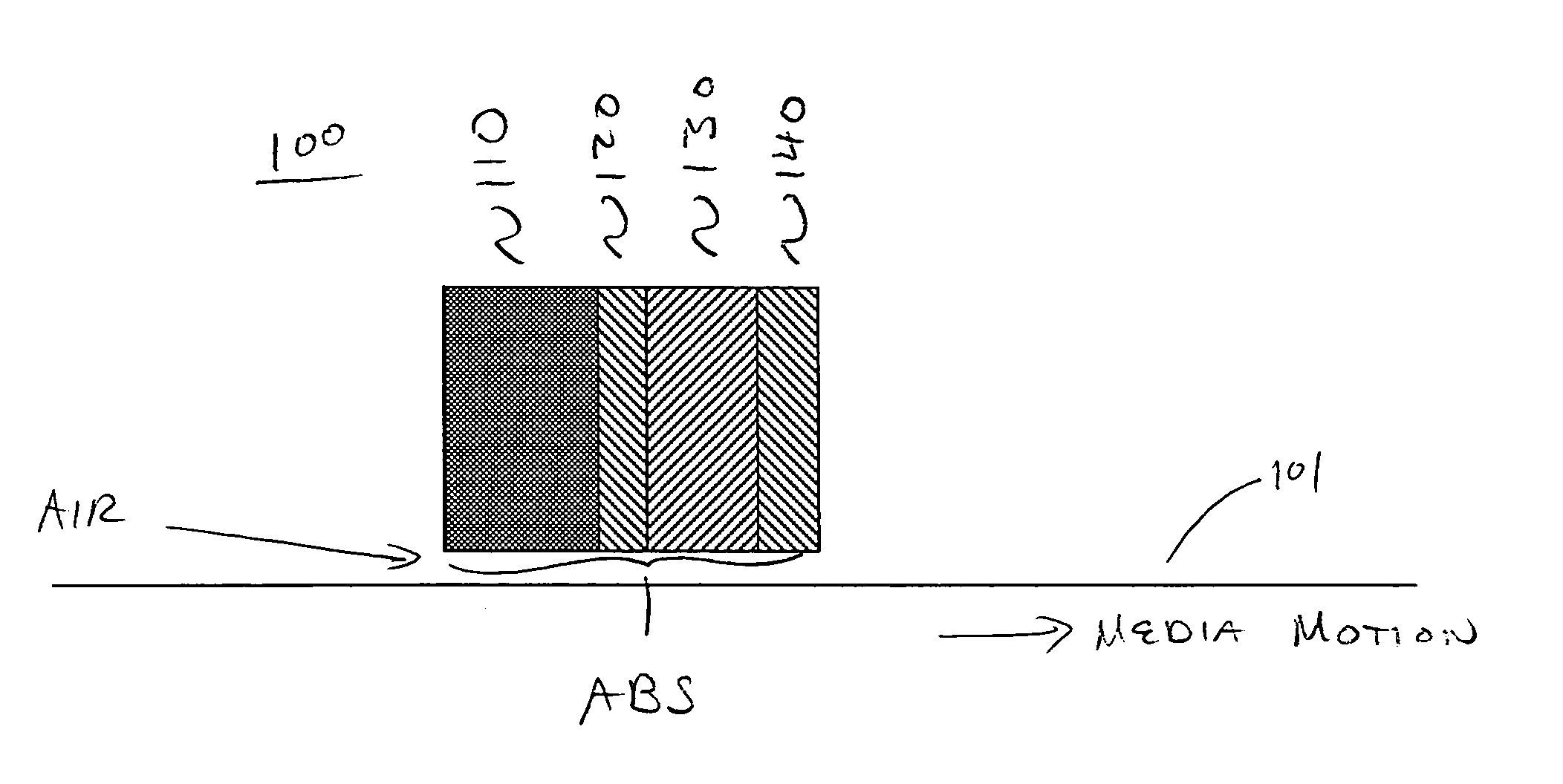 Magnetic recording head with reduced thermally induced protrusion