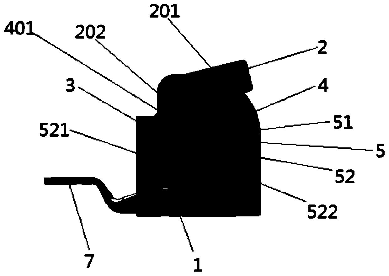 A self-locking crimping terminal button connection method