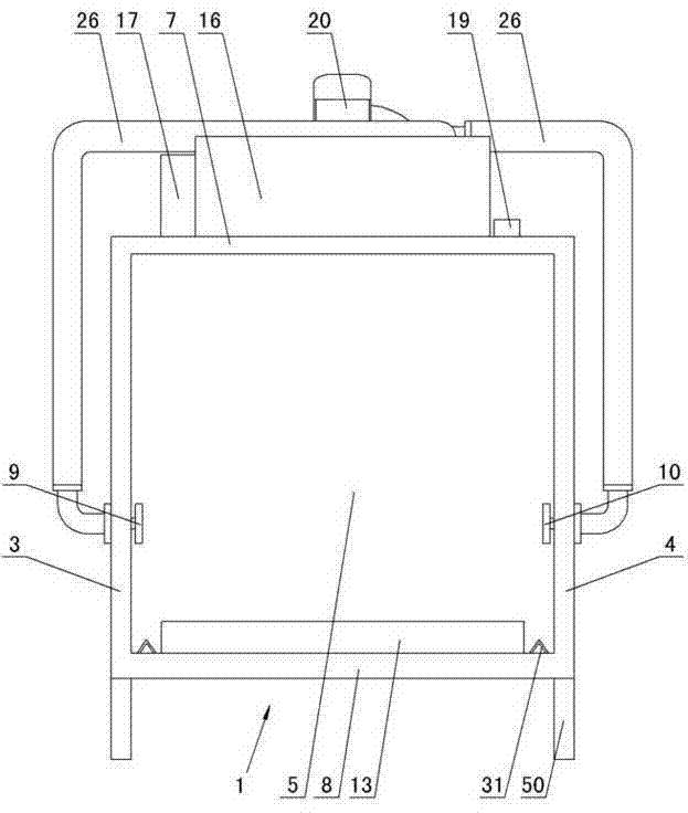 Electrothermal steam drying and setting machine