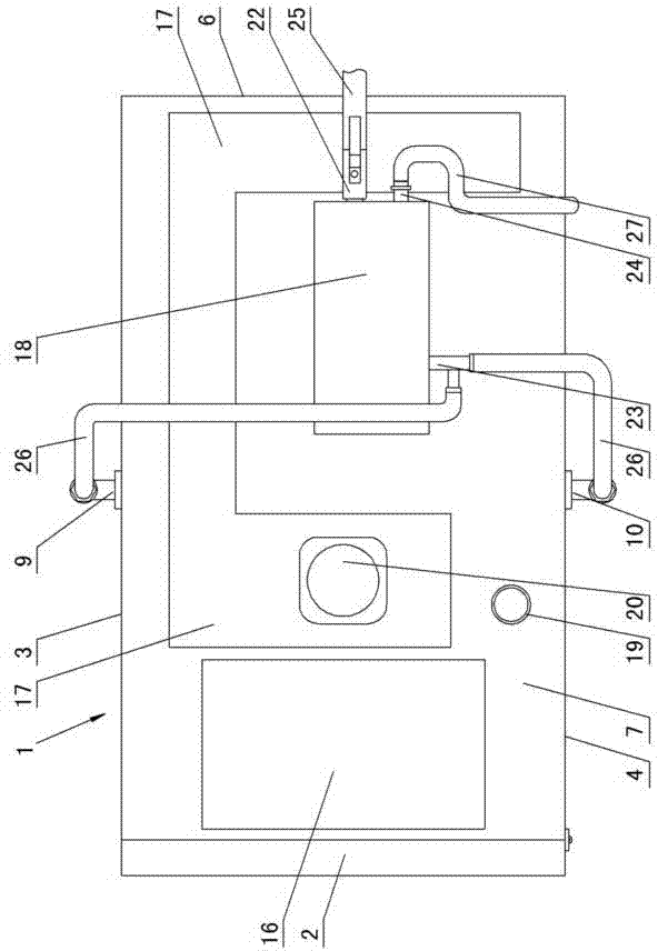 Electrothermal steam drying and setting machine