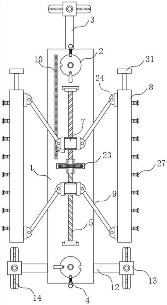 Deflection measuring device for road detection