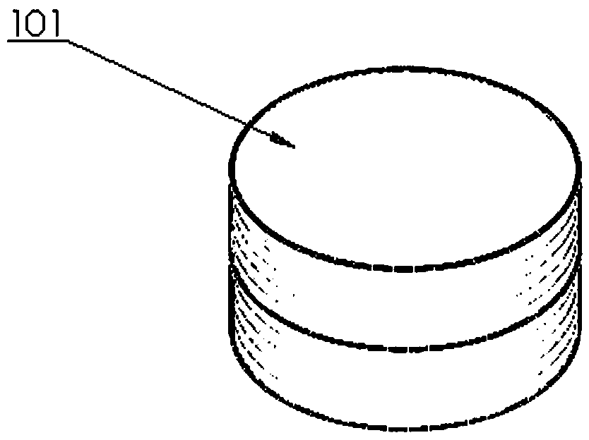 Manufacturing process of a new type of diamond synthesis column