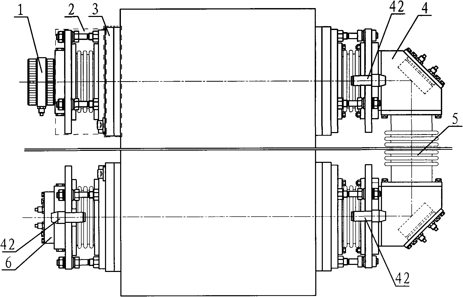 Modular optical resonant chamber of high-power laser