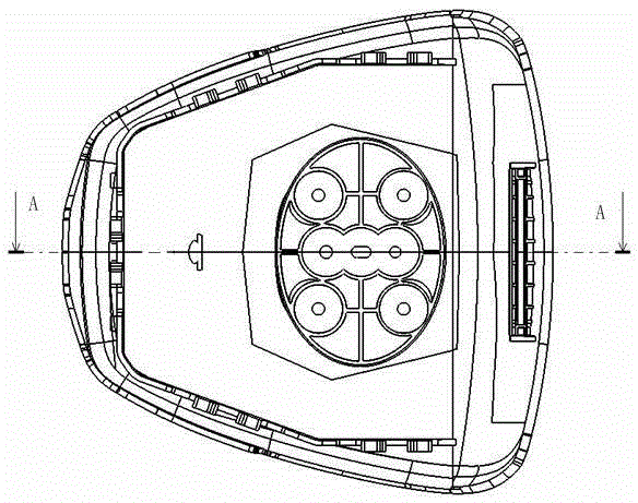 Airbag Trim Cover Flipping Device Installed on Car Steering Wheel