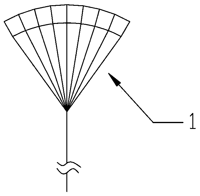 An aerial wind power generation system