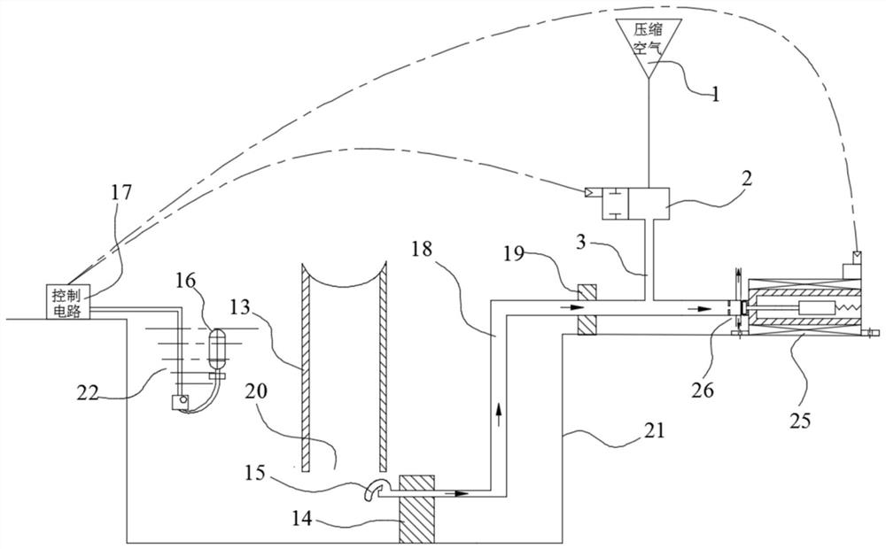 An anti-cavitation device suitable for the bilge water system of a luxury cruise ship