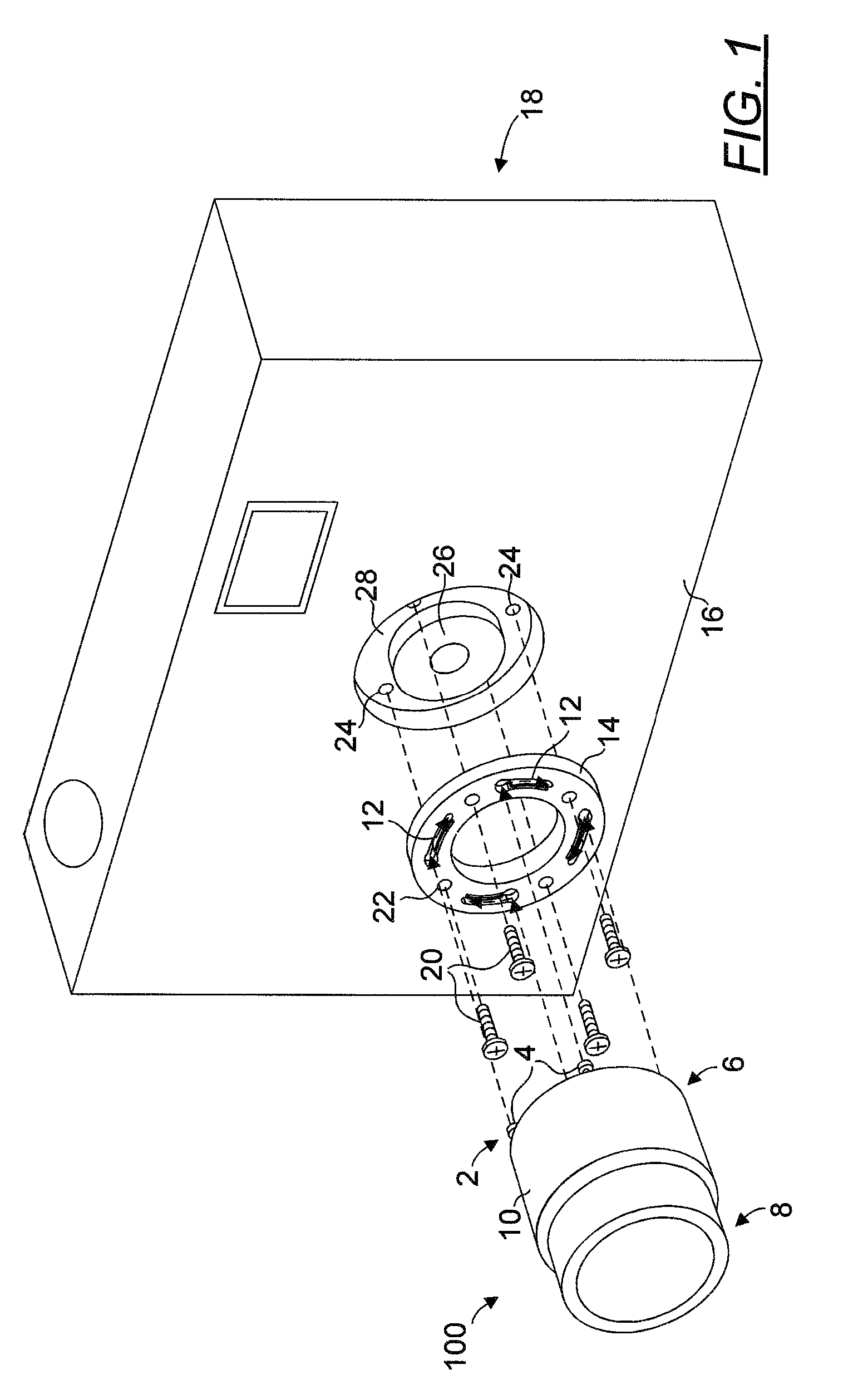 Lens and display accessory for portable imaging device