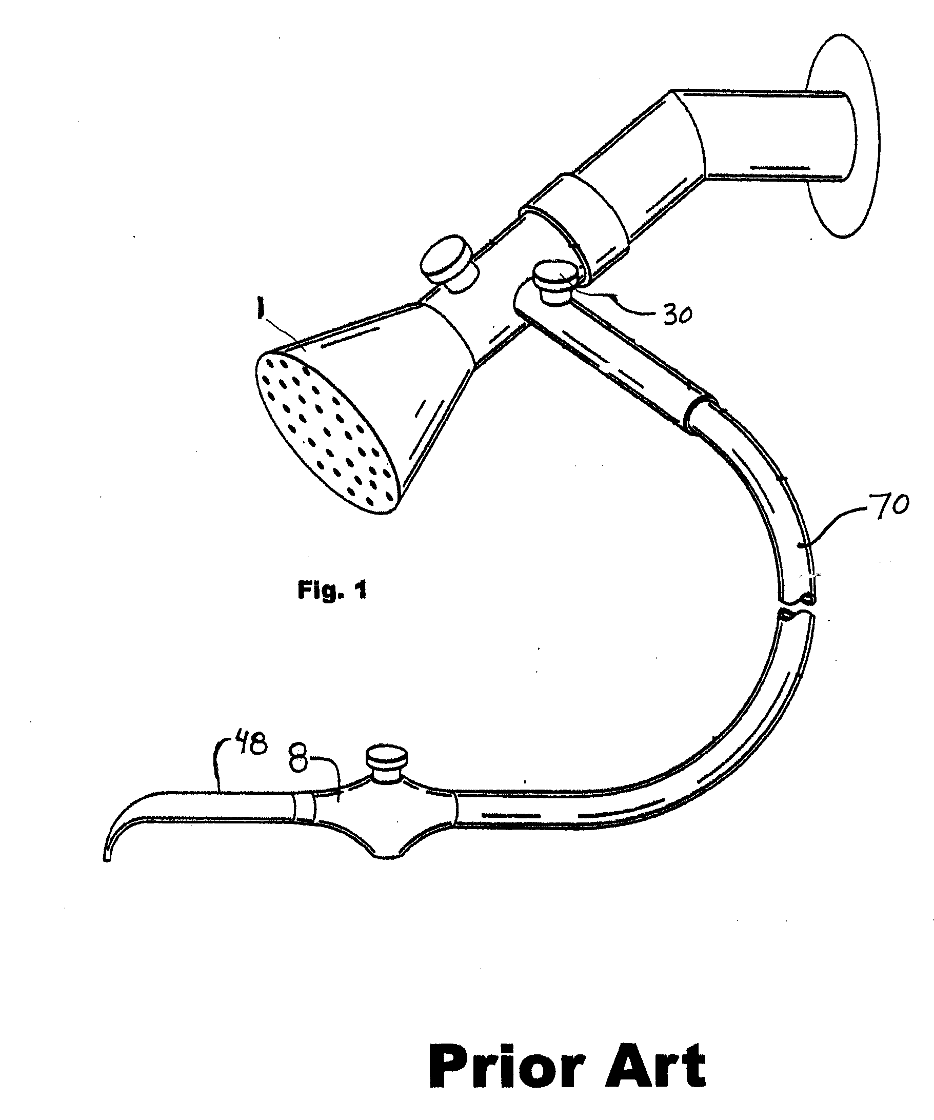 High Efficiency Water Pick Cleaning Apparatus and Showerhead