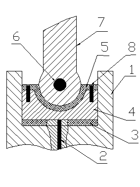 Connecting rod and plunger connecting mechanism of press