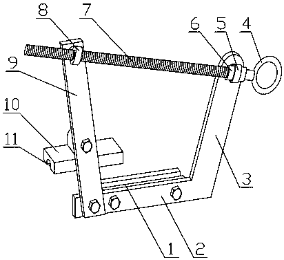 Spinning type current-splitting wire clamp