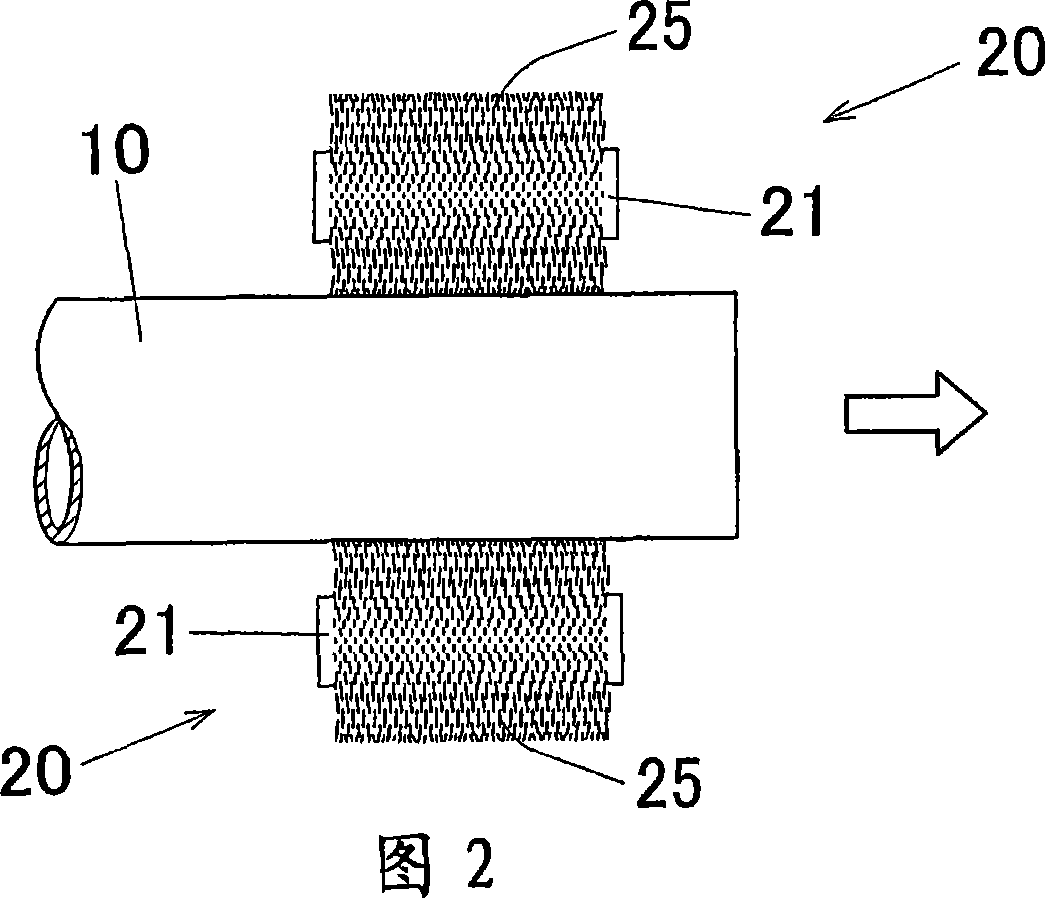 Aluminum pipe production method