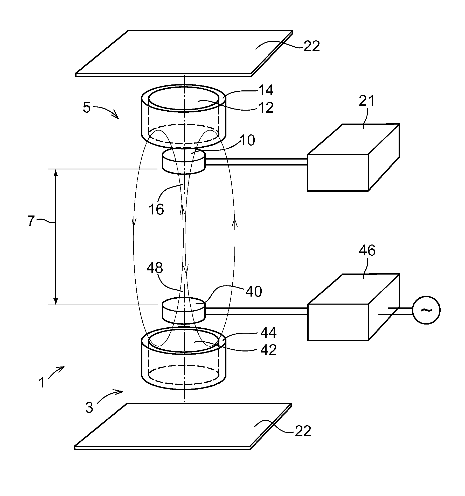 Wireless power receiving unit or wireless power transferring unit with guide member providing magnetic permeability transition between a concentrator core and surrounding medium