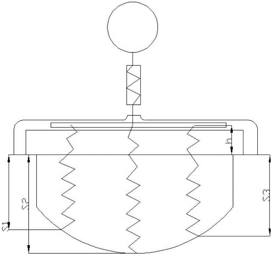 Measurement device for average corrosion depth in X-ray stress testing