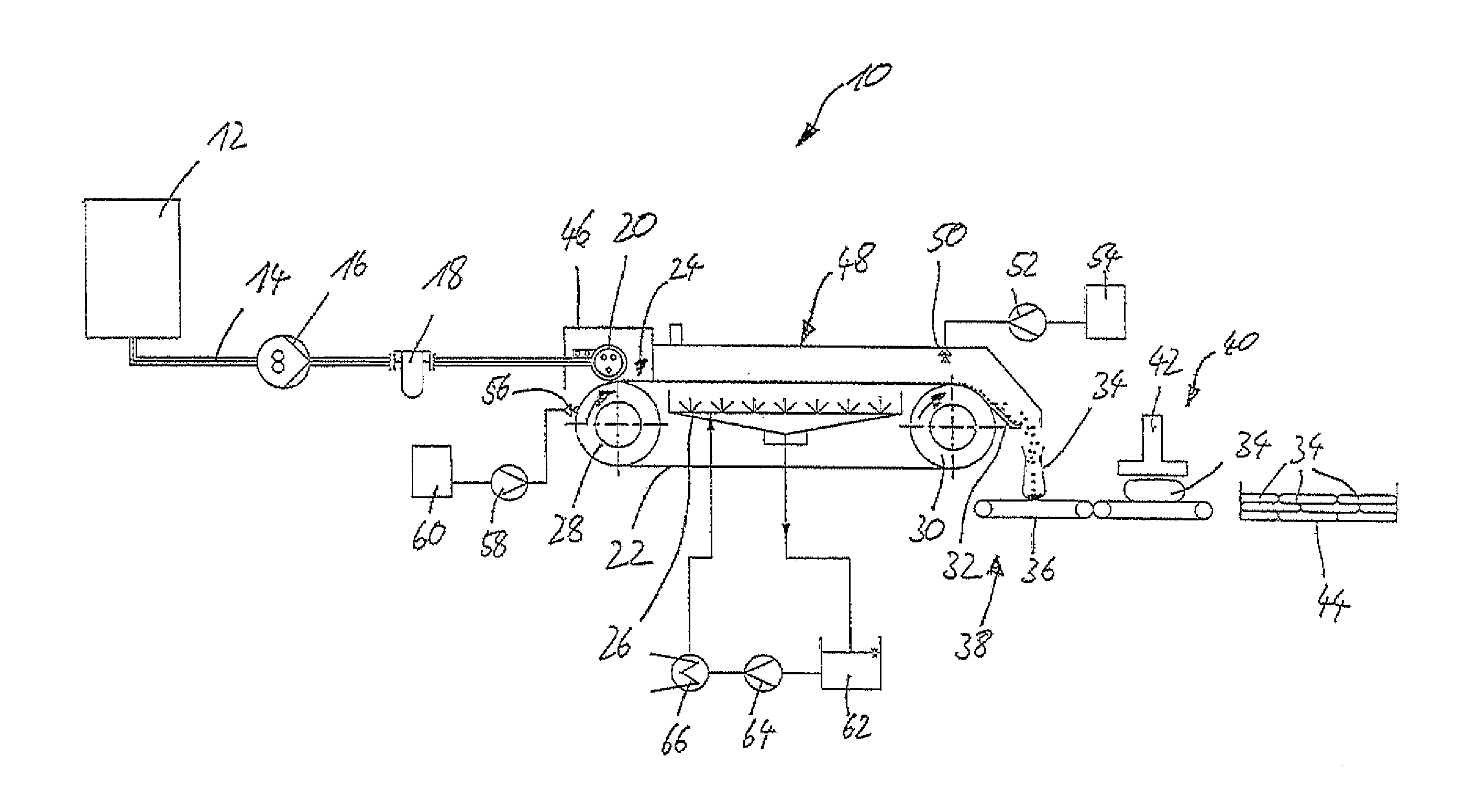Method and apparatus for the production of bitumen blocks
