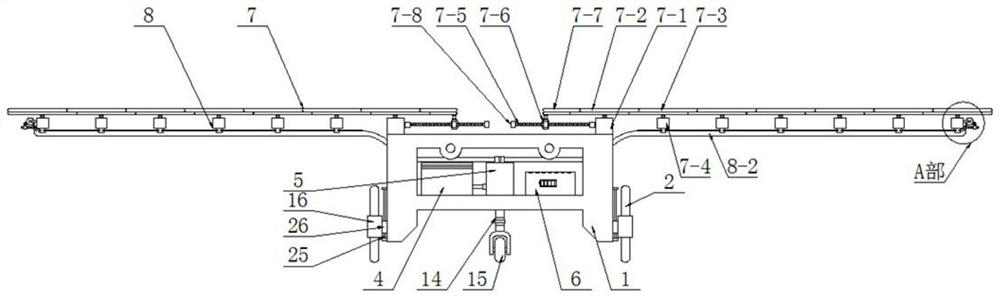 An easy-to-operate wheat disease weeding device