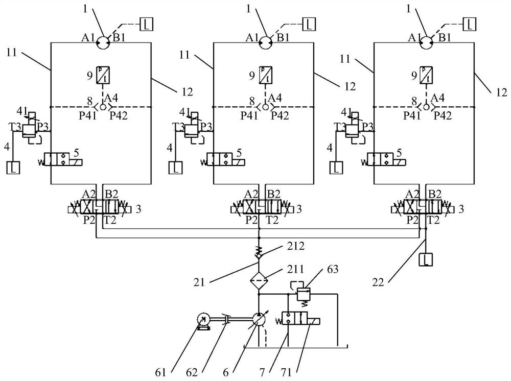 A horizontal core drilling rig and its direction adjustment system