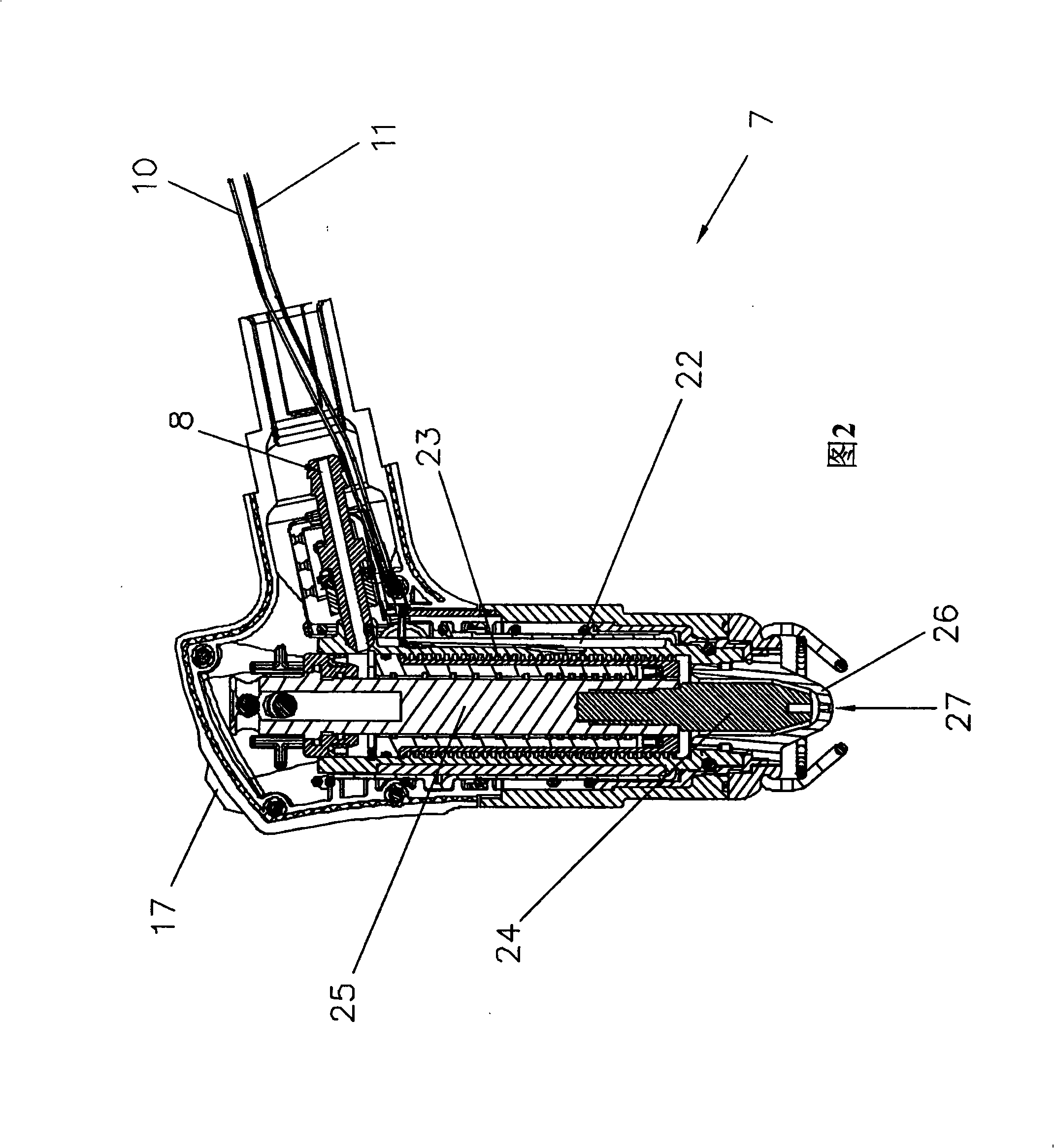 Water vapour plasma burner and method of wear detection and process control in the case of such a water vapour plasma burner