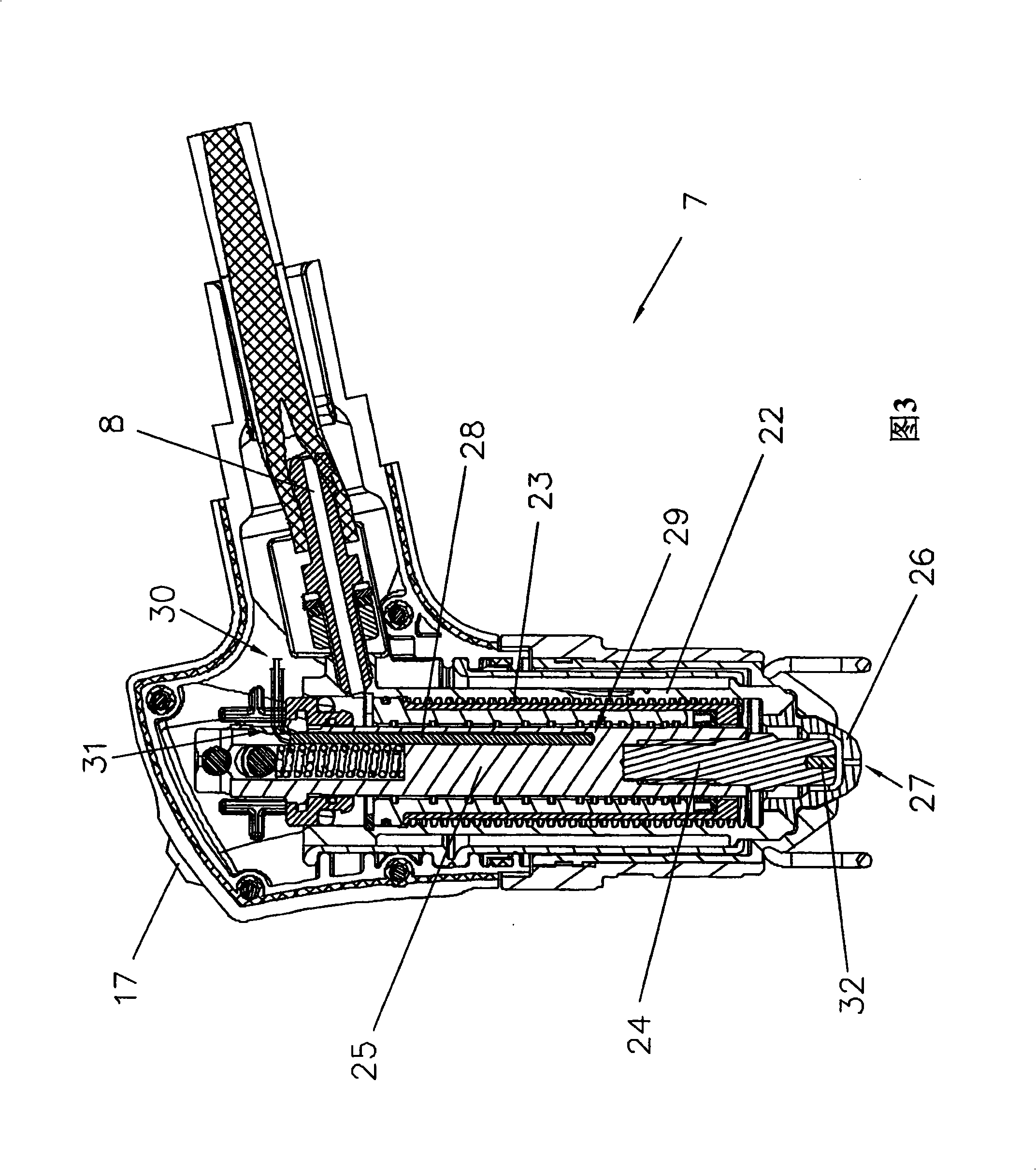 Water vapour plasma burner and method of wear detection and process control in the case of such a water vapour plasma burner