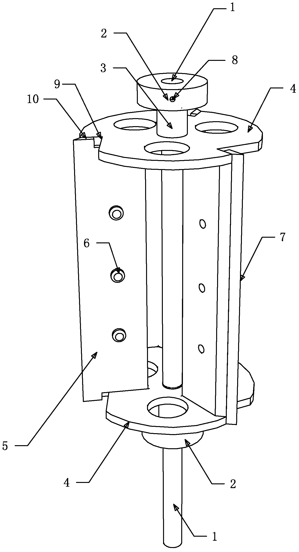 Foam rotary knife for structural heat preservation board