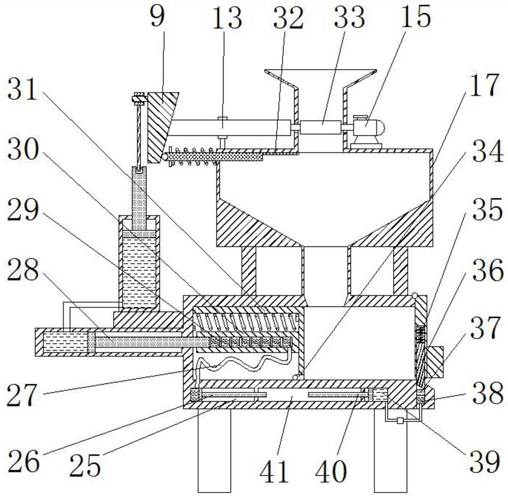 A crop straw processing device