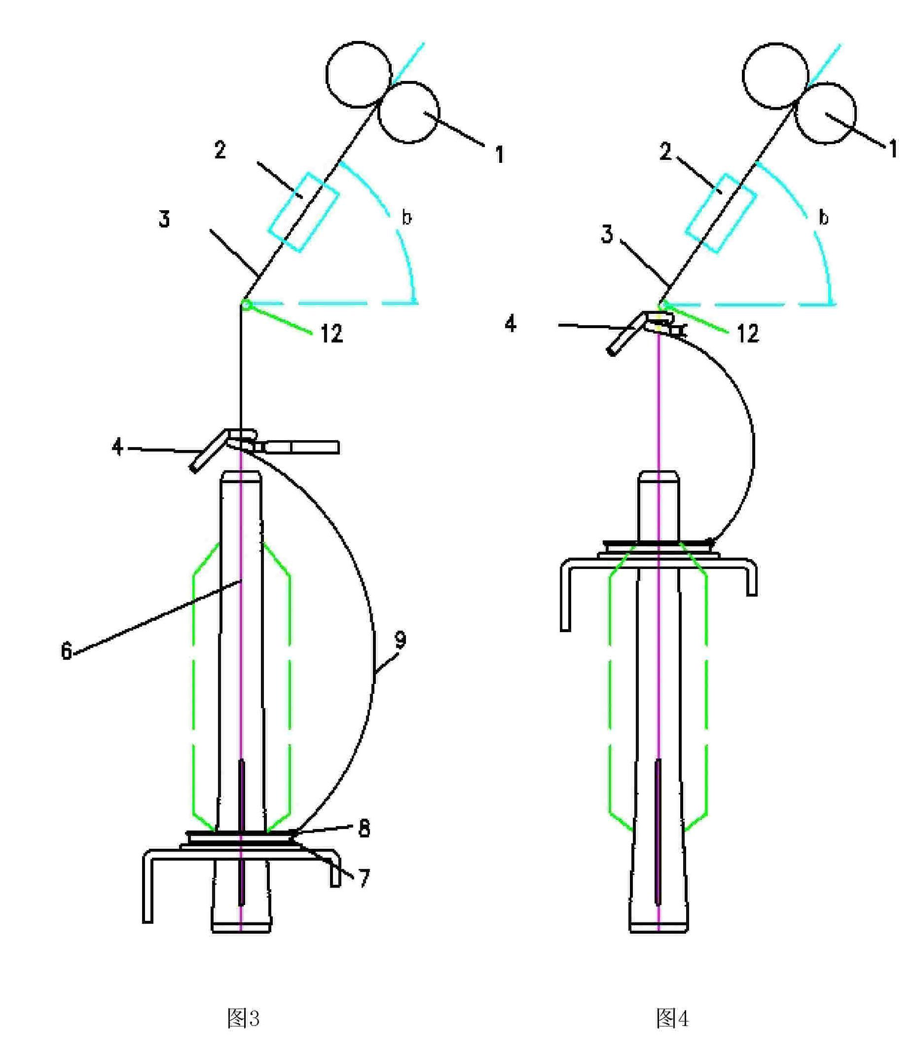 Spinning apparatus for producing low-torque ring-spun yarn