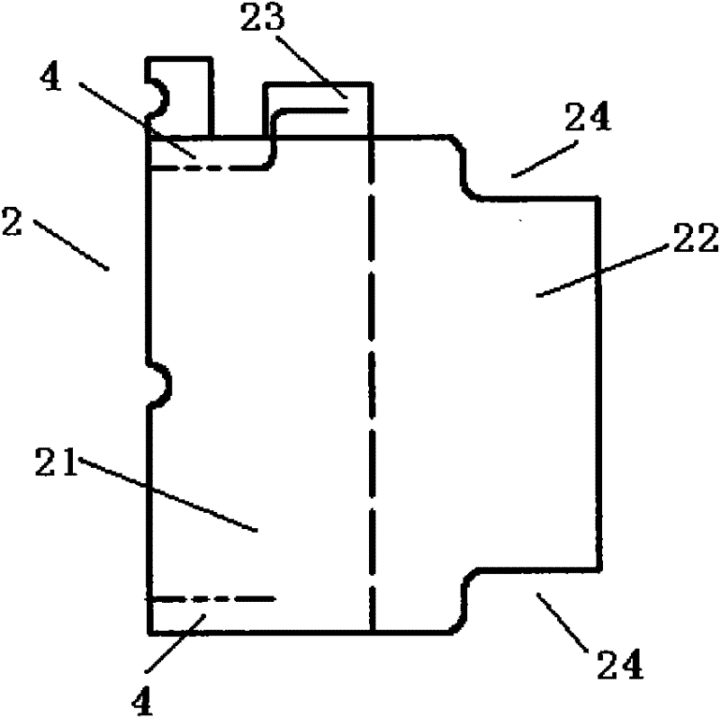 Gas distributing device of automobile safety airbag