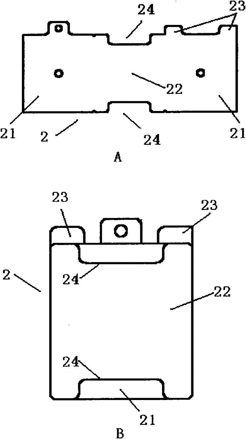 Gas distributing device of automobile safety airbag