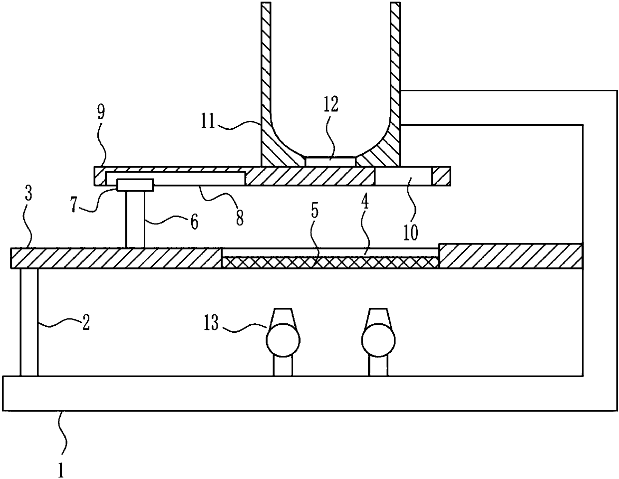 Equipment for quickly removing water from surfaces of washed agricultural fruits