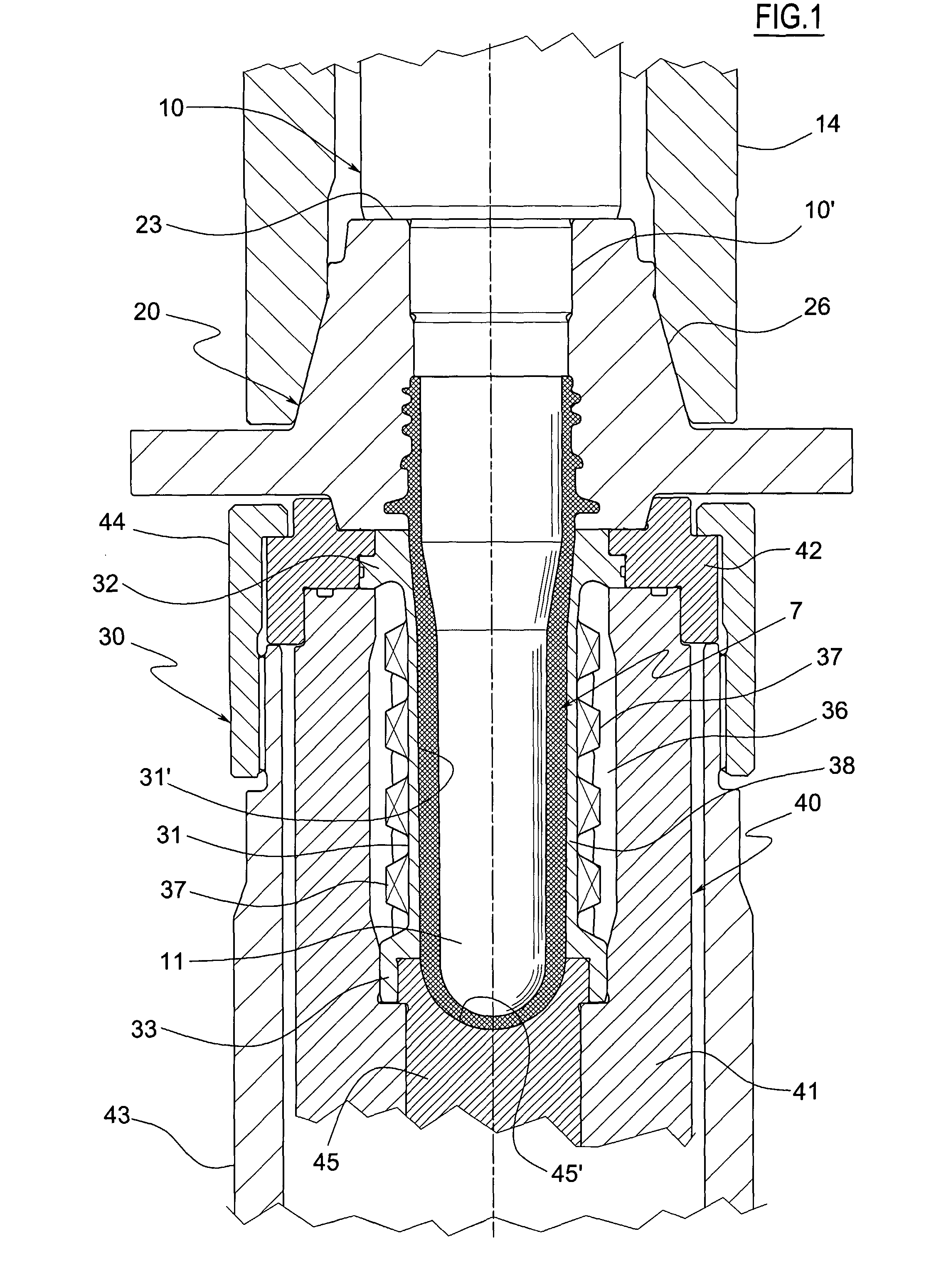 Method and Group for the Compression Molding of Preforms for Containers in Polymeric Material