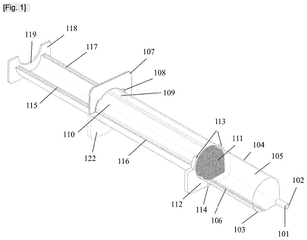 Syringe for one-handed injection and aspiration