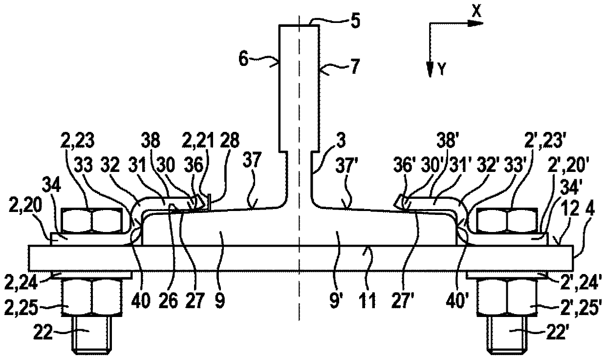 Method for fastening a rail of an elevator system in an elevator shaft