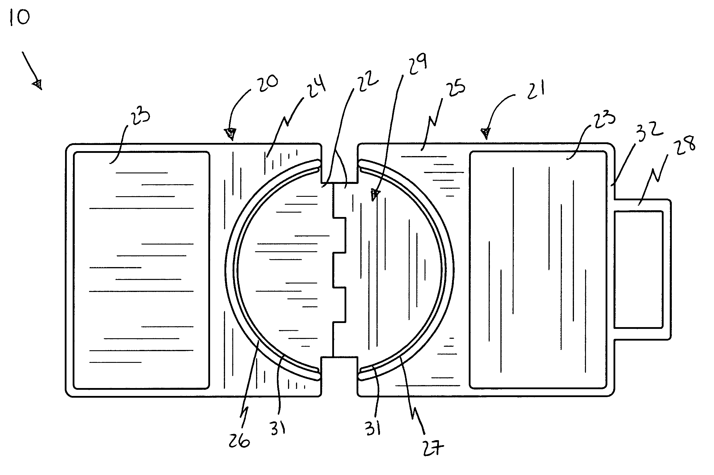 Bucket holding apparatus and associated method