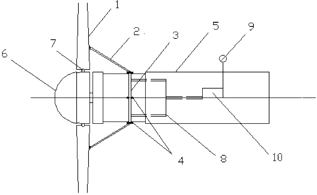 Retractable wind power generator blade