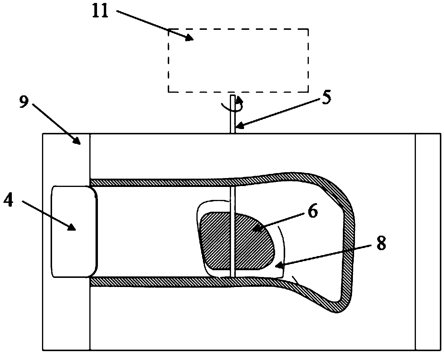 Variable-vortex air inlet passage of multi-valve engine